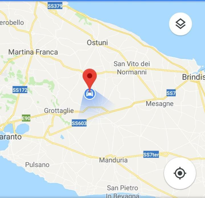 דירות צ'לייה מספיקה Masseria Cervellera מראה חיצוני תמונה